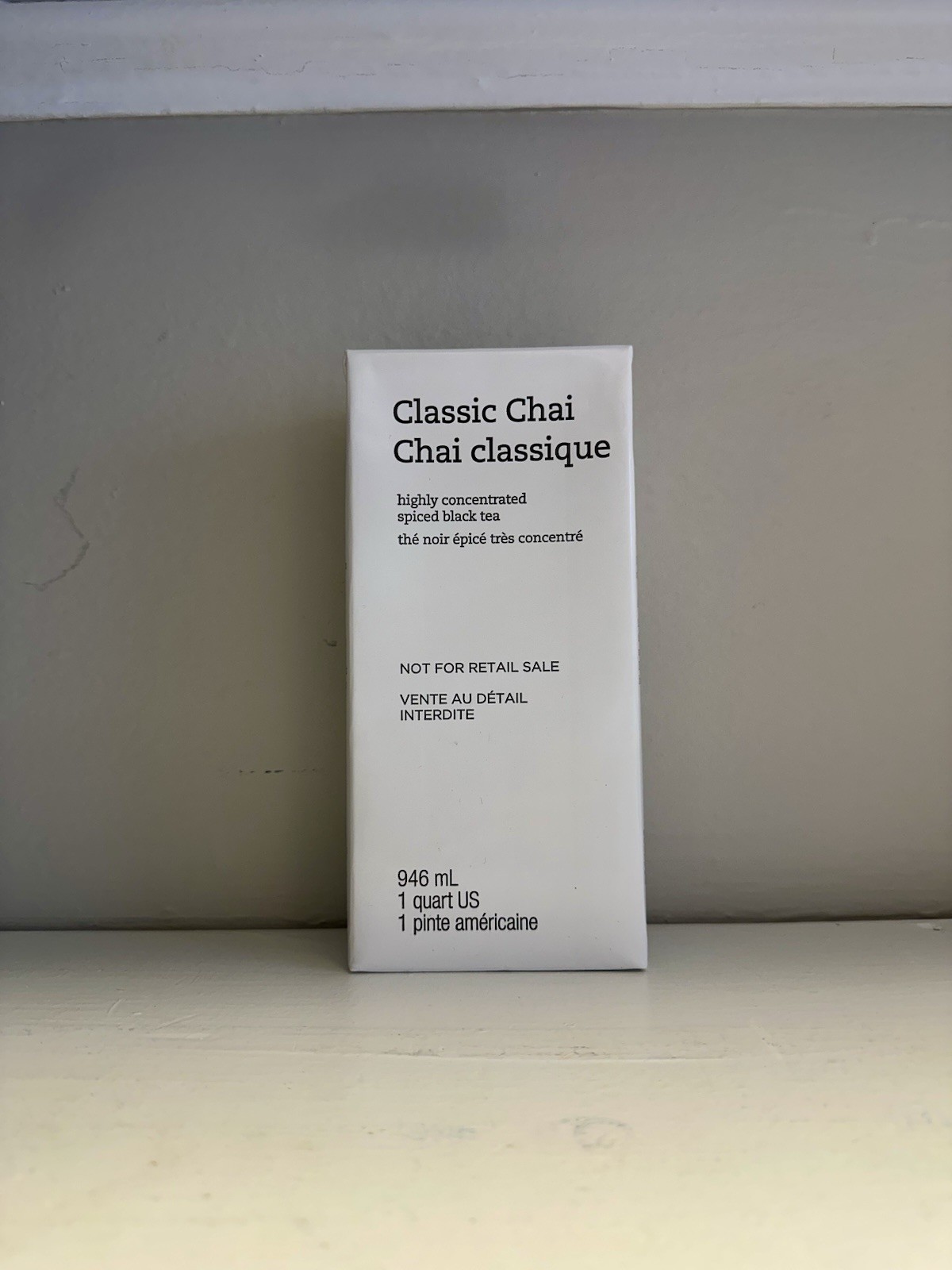 Starbucks Teavana Spiced Black Chai Tea Latte Concentrate