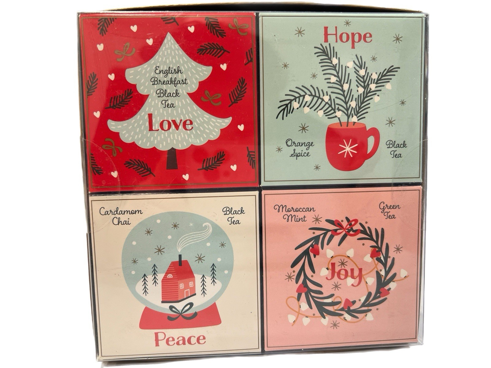 Holiday Tea Gift Bundle 3 Boxes Earl Grey, Blood Orange Cranberry Green Tea Chai
