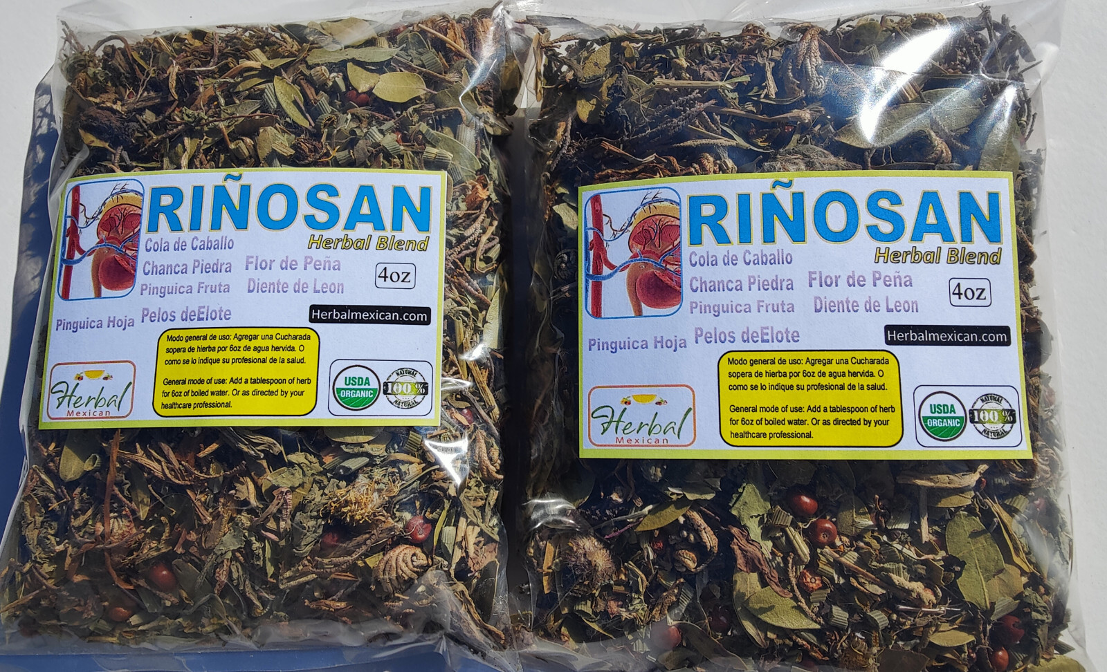 4oz Rinosan Compuesto – Riñosan Herbal Blend – Rinosan/Riñosan Tea