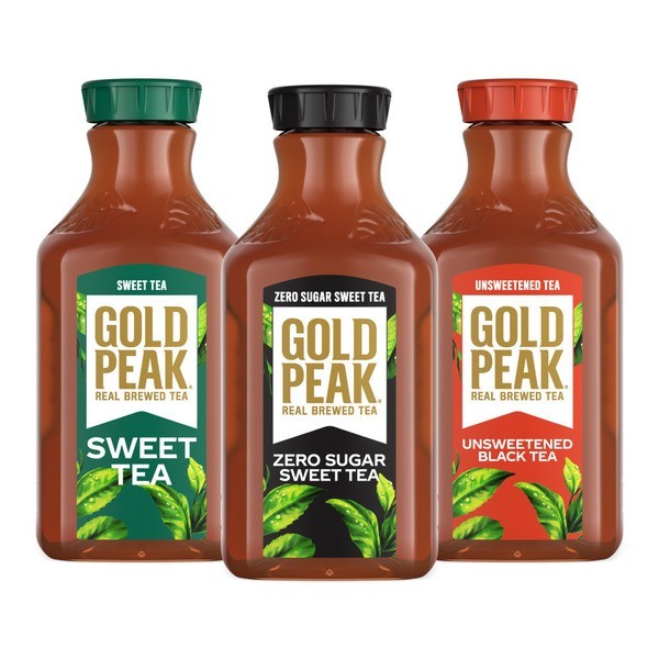 Gold Peak Sweet Zero Sugar Unsweetened Tea 76oz 3 Pack Variety Drink