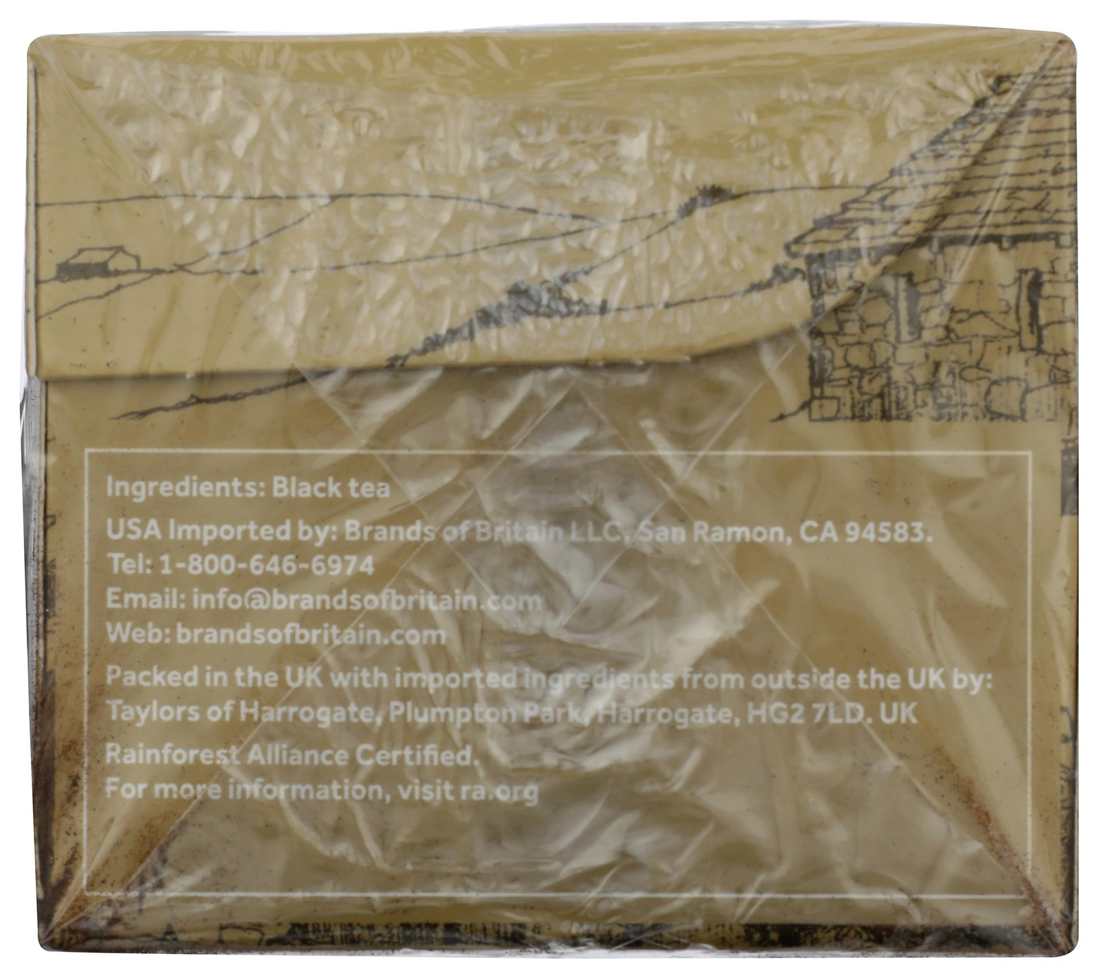 TAYLORS OF HARROGATE Yorkshire 40 Count (Pack of 1), 40 Teabags 1)