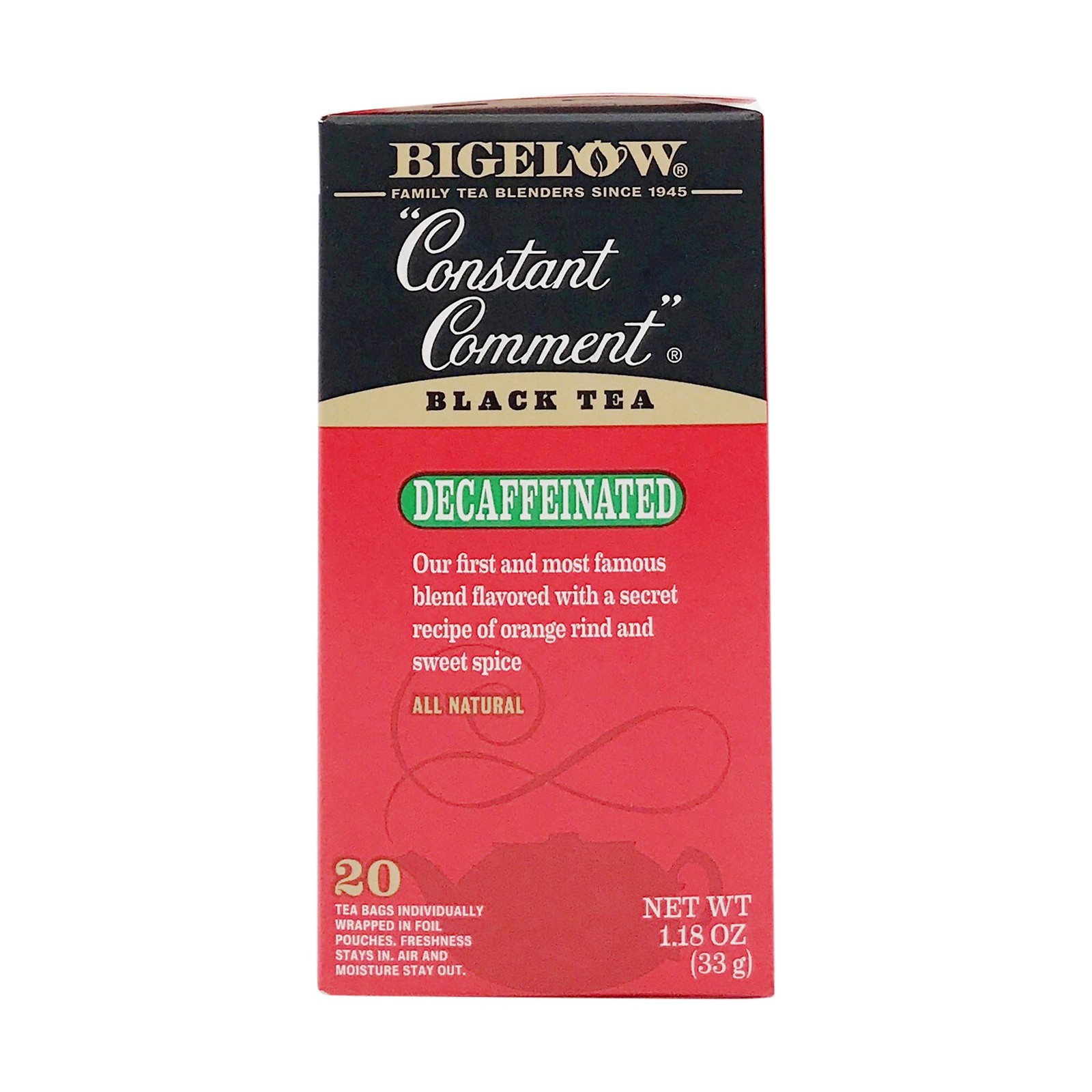 Bigelow, Constant Comment Tea (Decaffeinated), 20 Count 20 (Pack of 1)