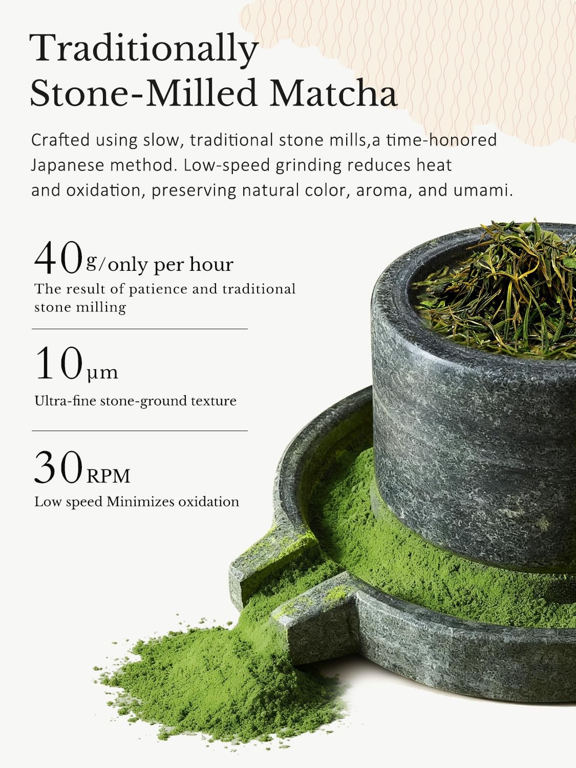 Matcha Powder 40g First Harvest – Japanese Ceremonial Grade Green Tea – Smooth