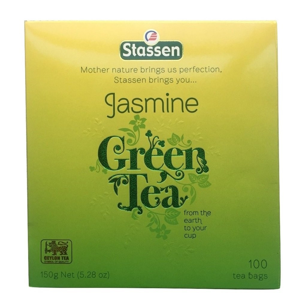 Pure Jasmine Green Tea, 100 Tea Bags (Pack of 2)