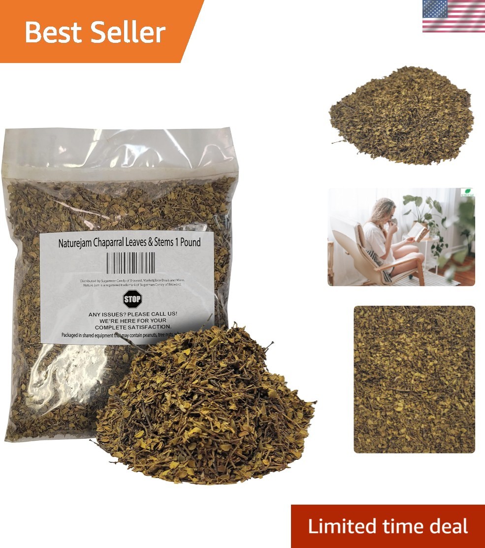 Chaparral Leaves & Stems 1 Pound Bulk-aka Gobernadora 100% Natural From Mexico