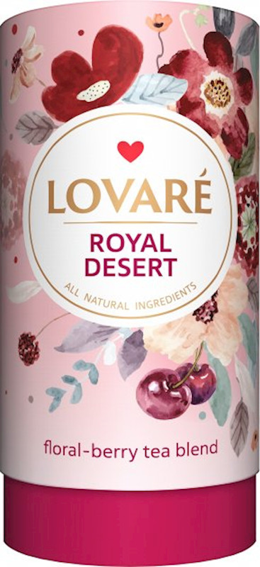 LOVARE Ukrainian Herbal Tea ROYAL DESSERT Tube 80G Made in Ukraine