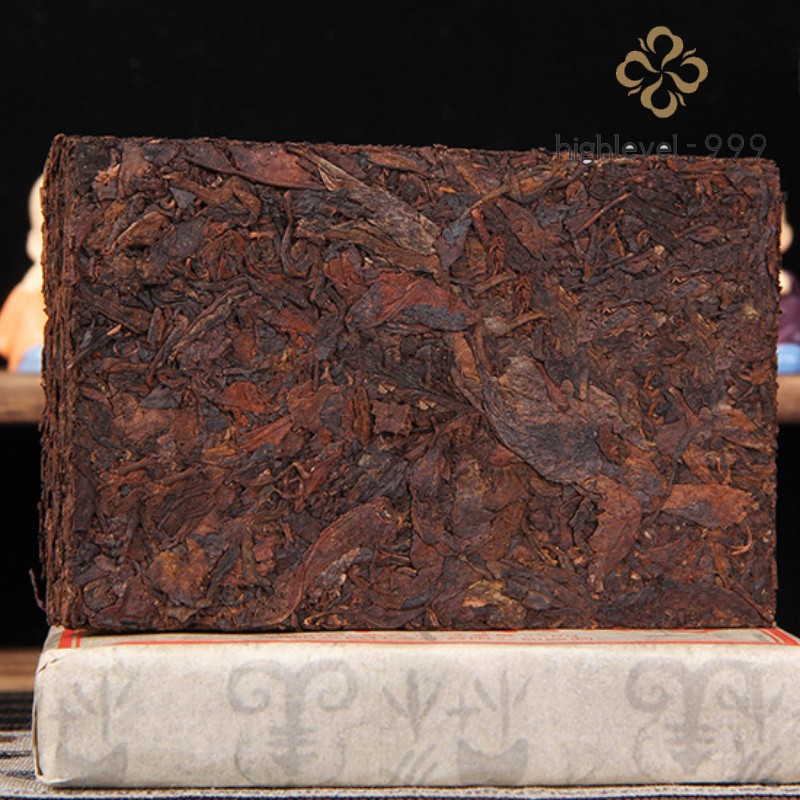 250g Ripe Pu-erh Tea Aged Vintage Yunnan Tea Brick Compressed Ripe Pu-erh