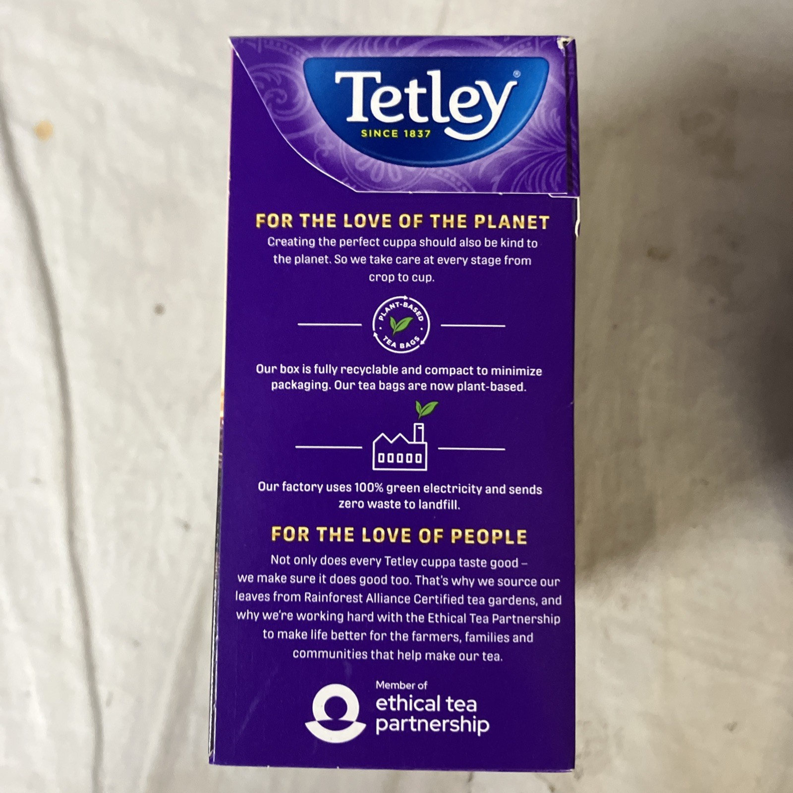 Lot of 4 Tetley British Blend Premium Black Tea 80 Bags Each 320 Total BB 3/27+