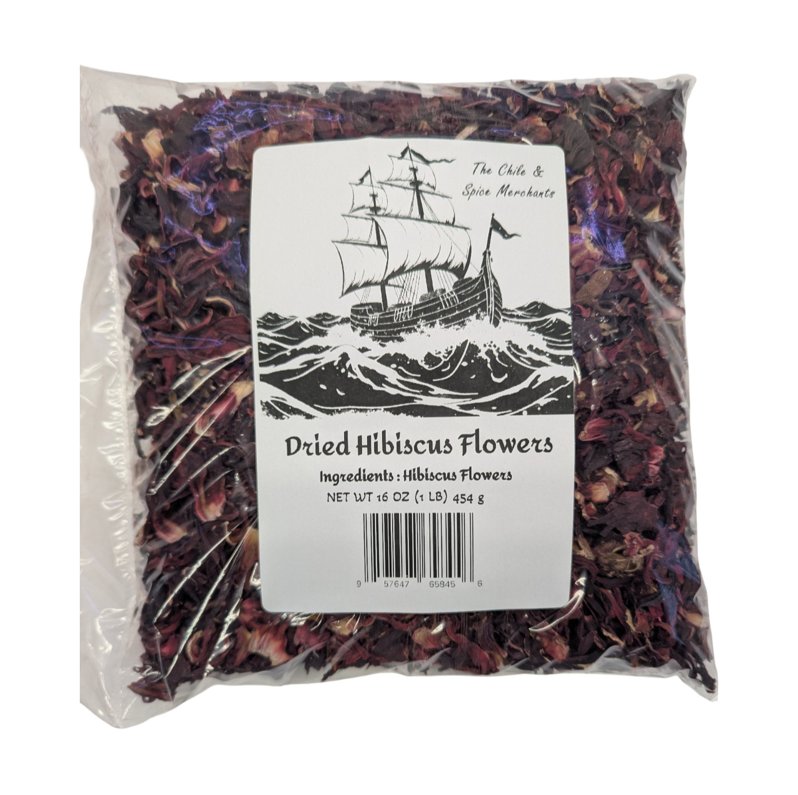 Organic Premium Dried Hibiscus Flowers, Jamaica Tea, pure flowers, 1lb