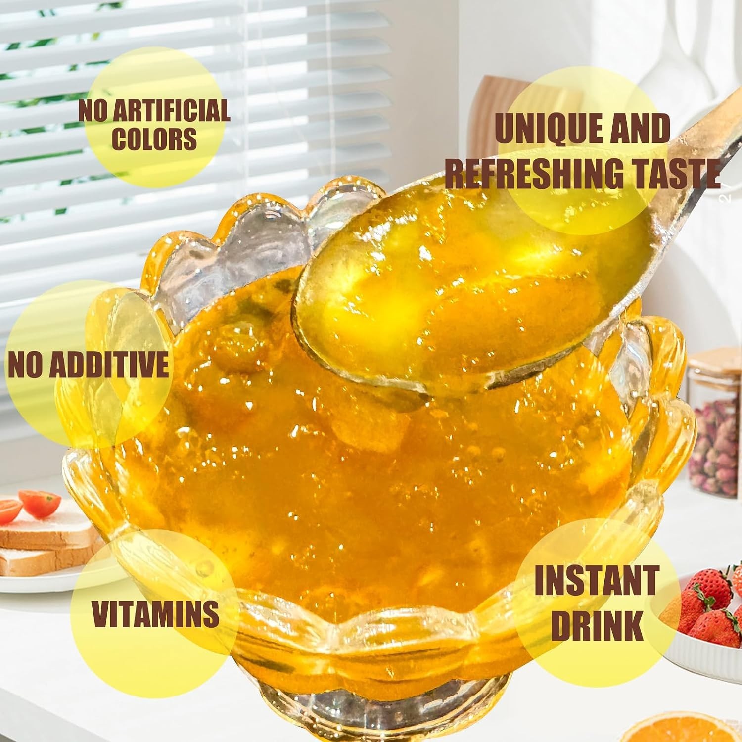 35.27oz Honey Peach Oolong Tea – Refreshing & Versatile Culinary Delight