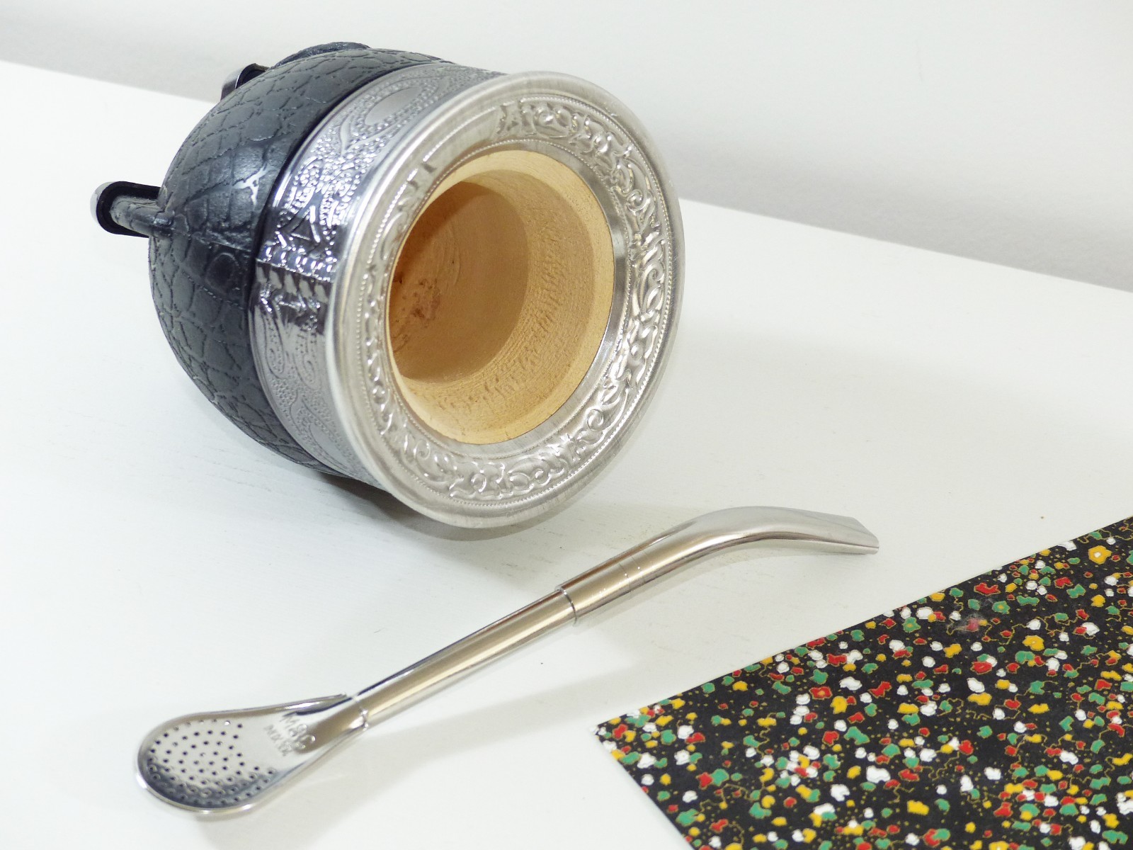 Imperial Mate Gourd + Straw + Gift – For Yerba Mate Tea – Handmade – Argentina