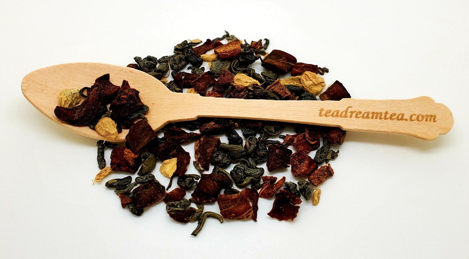 Carrot Ginger Green Dream Tea Roast Carrot Free Wooden Spoon 5Disposable TeaBags