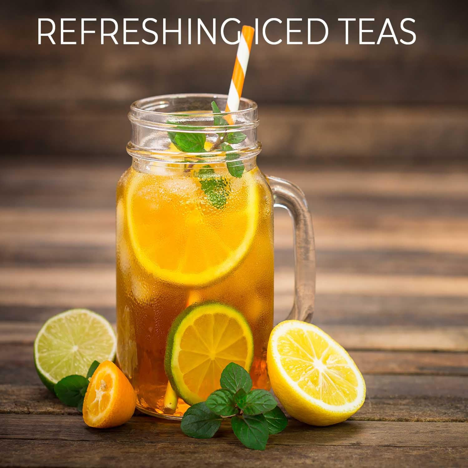 Shangri-La Tea Company Iced Tea Bags, Tropical Passion Decaf, (6 Count)