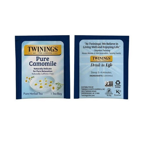 Pure Camomile Tea 50 Bags (Case of 6) By Twinings Tea