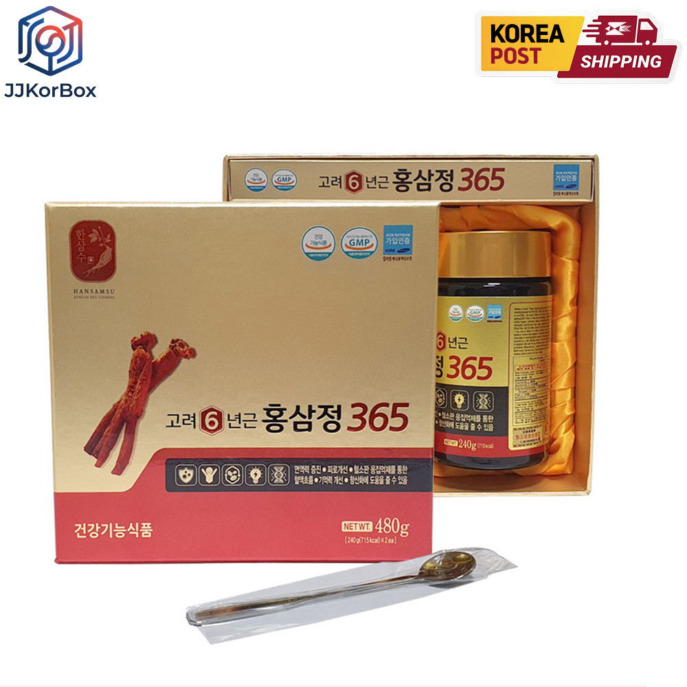 Korean 6 Years Red Ginseng Extract 365, 240g x 2ea