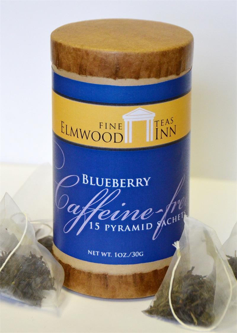 Elmwood Inn Fine Teas, Blueberry Caffeine-Free Fruit Infusion, 15 Pyramid Sachet