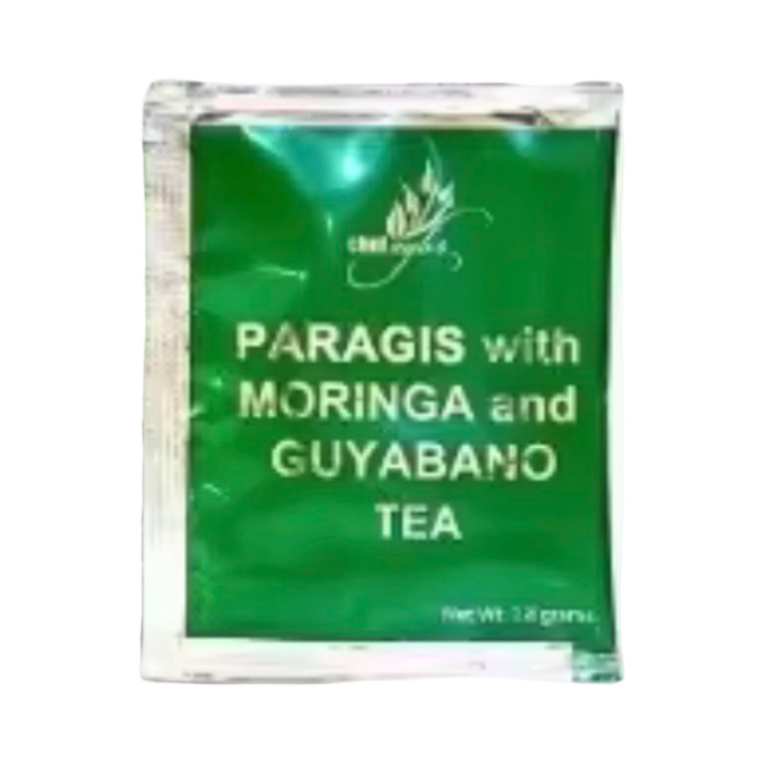 2-Pack Chef Ayb’s Paragis Tea with Moringa & Guyabano –Herbal Tea, Caffeine-Free