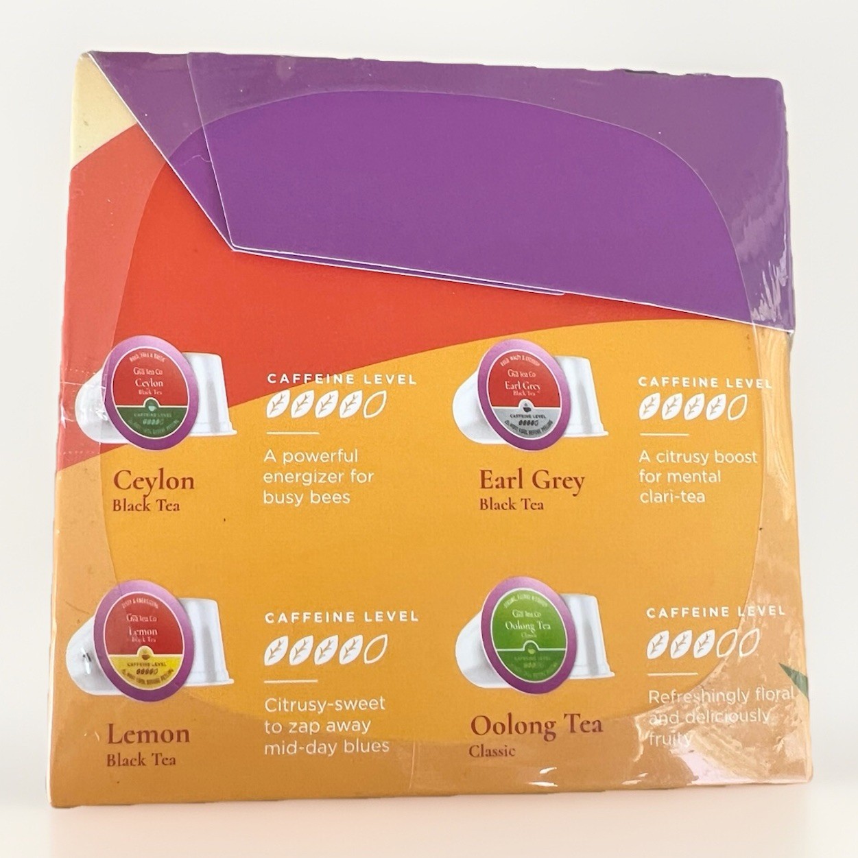 Gya Tea Co Mid-day Refresh Variety Pack 4 Flavors Total 16 Pods