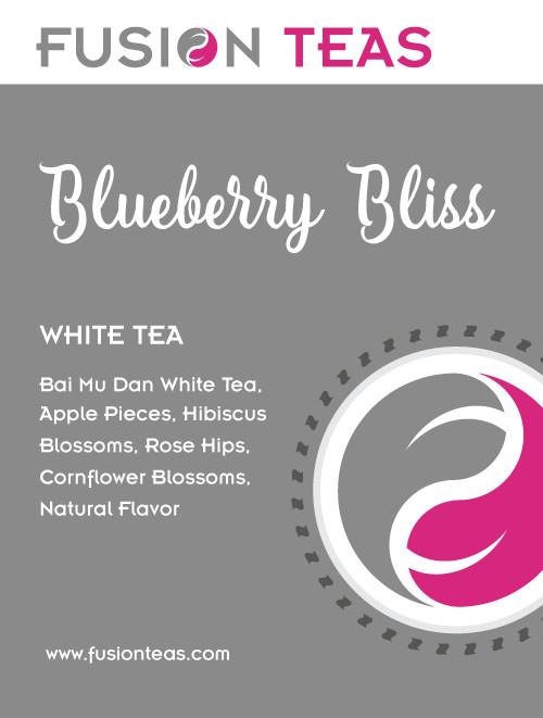 Blueberry Bliss White Tea (Bai Mu Dan) – Loose Leaf – Fusion Teas