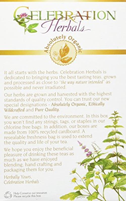 Celebration Herbals Organic Parsley Leaf Tea Caffeine Free, 24 Herbal Bags