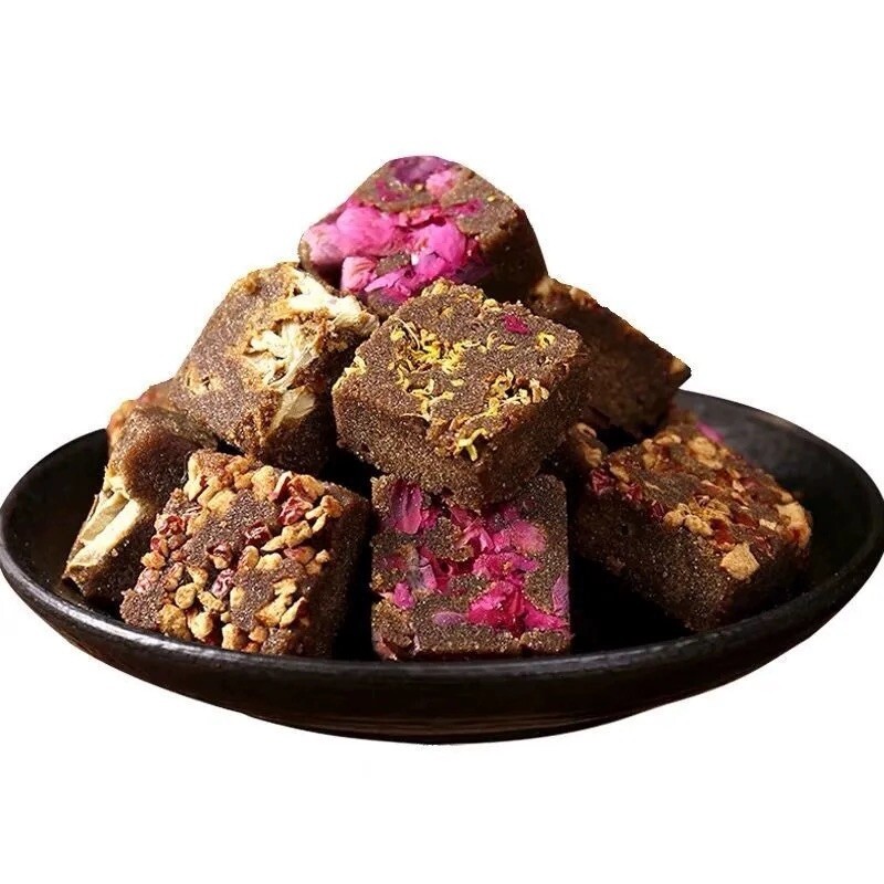 Handmade Traditional Dark Brown Sugar Tea Brick 8 oz 云南 手工红糖 茶砖