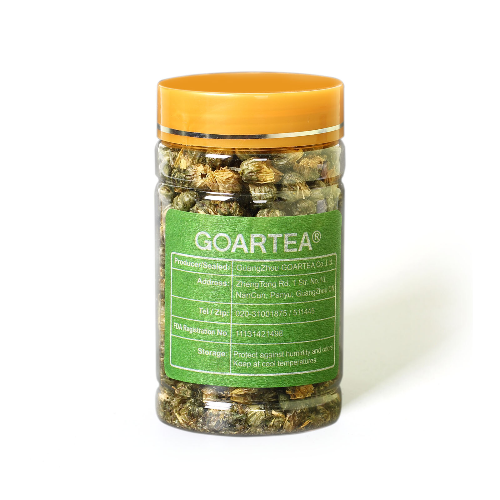 GOARTEA Premium Fetal Chrysanthemum Flower Tea Buds Dried Floral Herbal Bottled