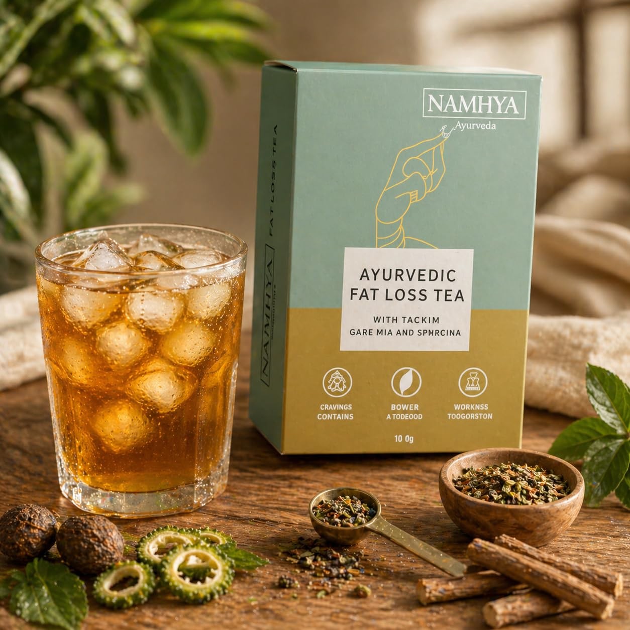 Namhya Ayurvedic Fat Loss Tea 30 Day Pack | Metabolic Detox