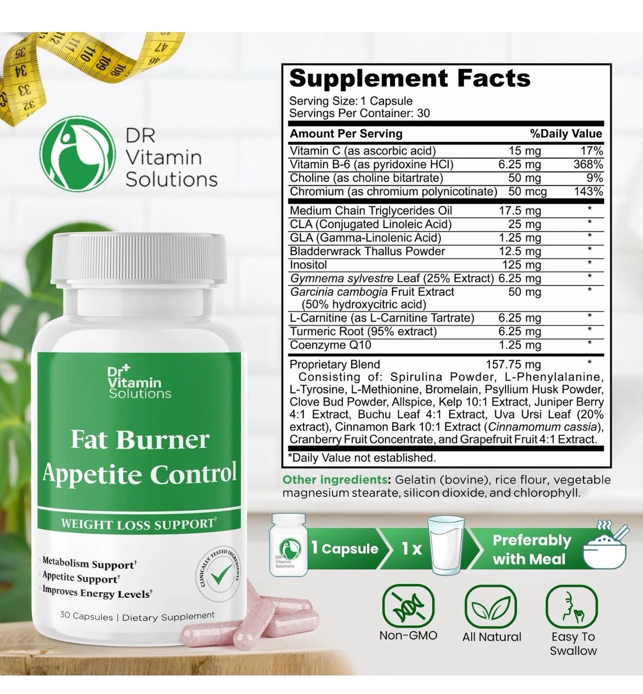 Fat Burner & Appetite Control Weight Loss Supplements for Women & Men – Metab…