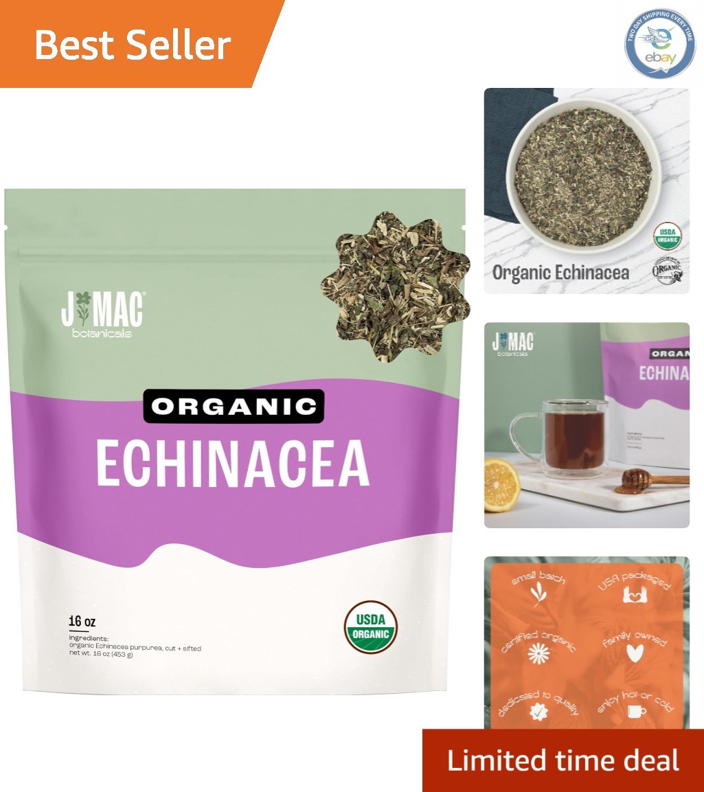 Organic Echinacea Purpurea Tea – Immune Support from Fayoum Oasis, 16oz
