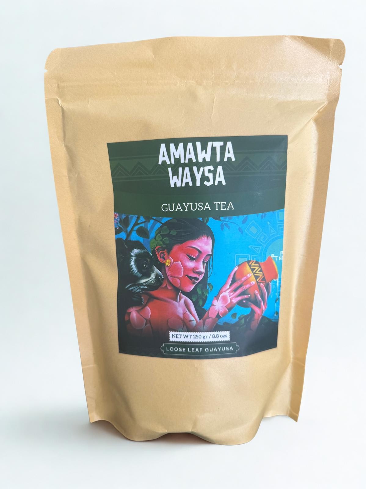Ecuador – 100% Guayusa Tea Loose Leaf – 250 g (8.8 oz) bag