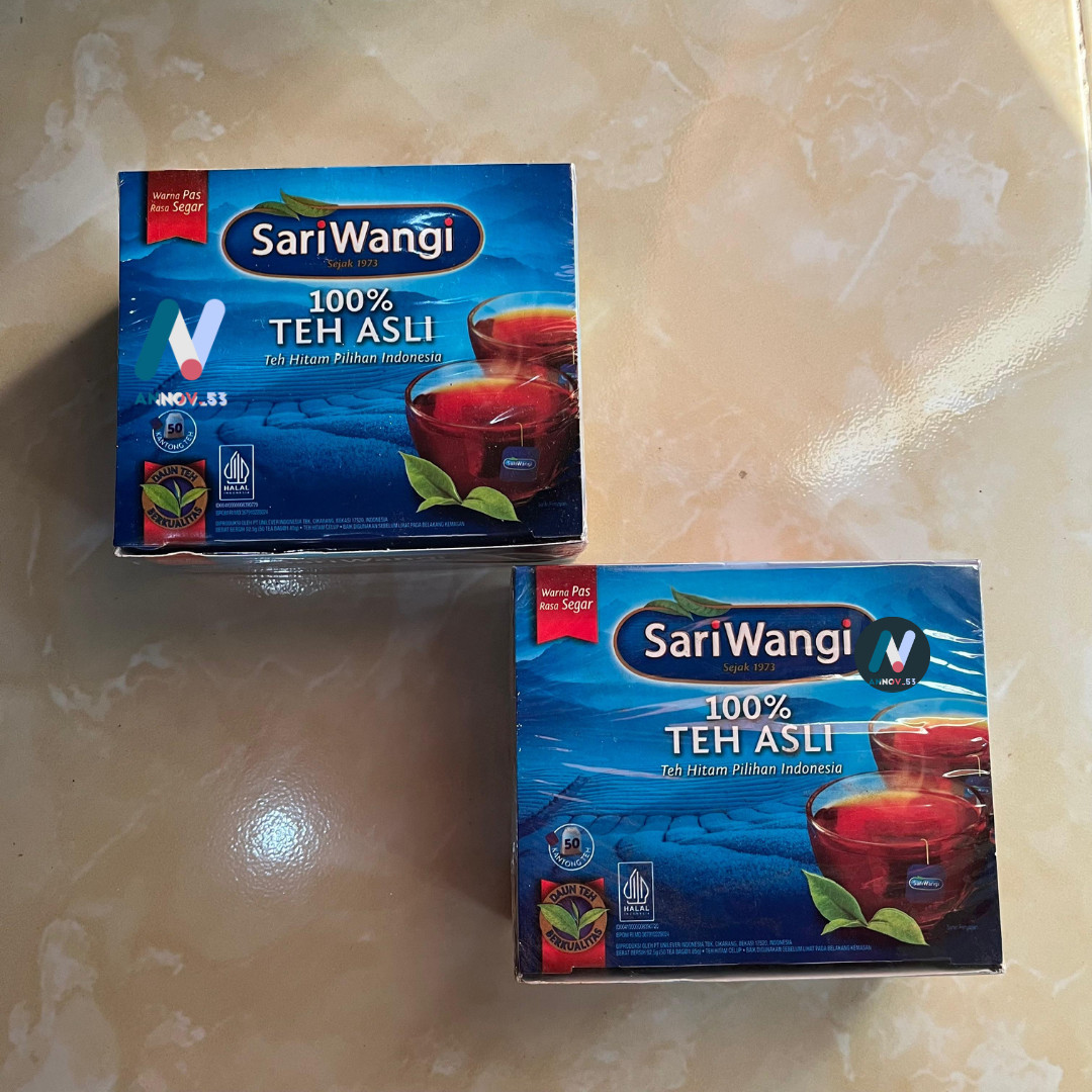 SARIWANGI Premium Black Tea Original Natural Indonesian Fragrance Legendary 2PAX
