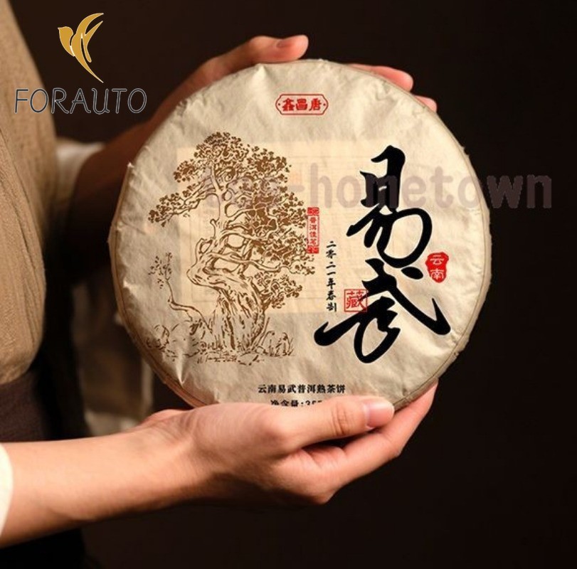 2021 1pc Pu Erh Ripe Tea Cake 357g Kunming Dry Warehouse Yunnan Puer Tea