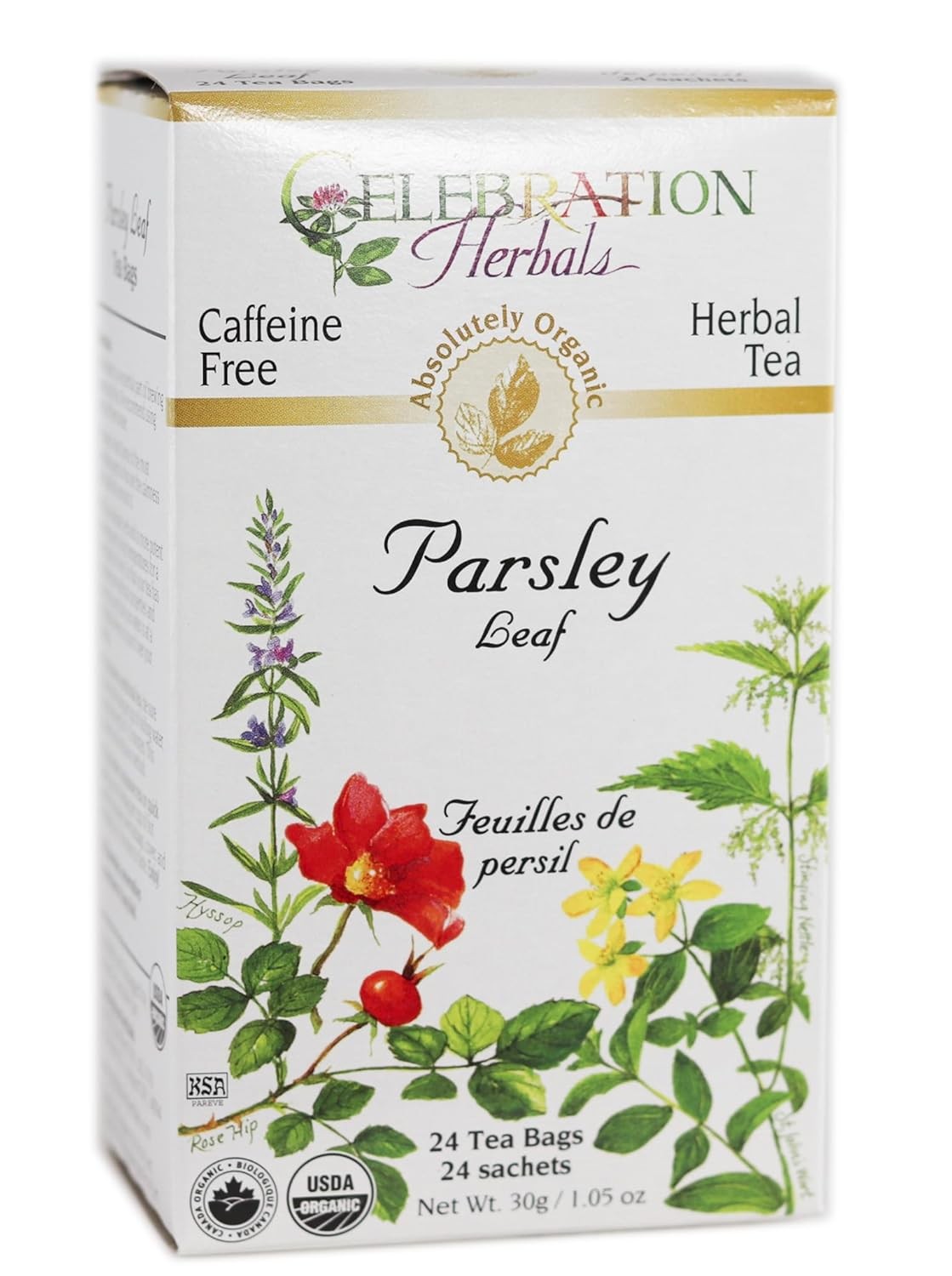 Herbal Parsley Tea 24 Count Tea Bags for Sale