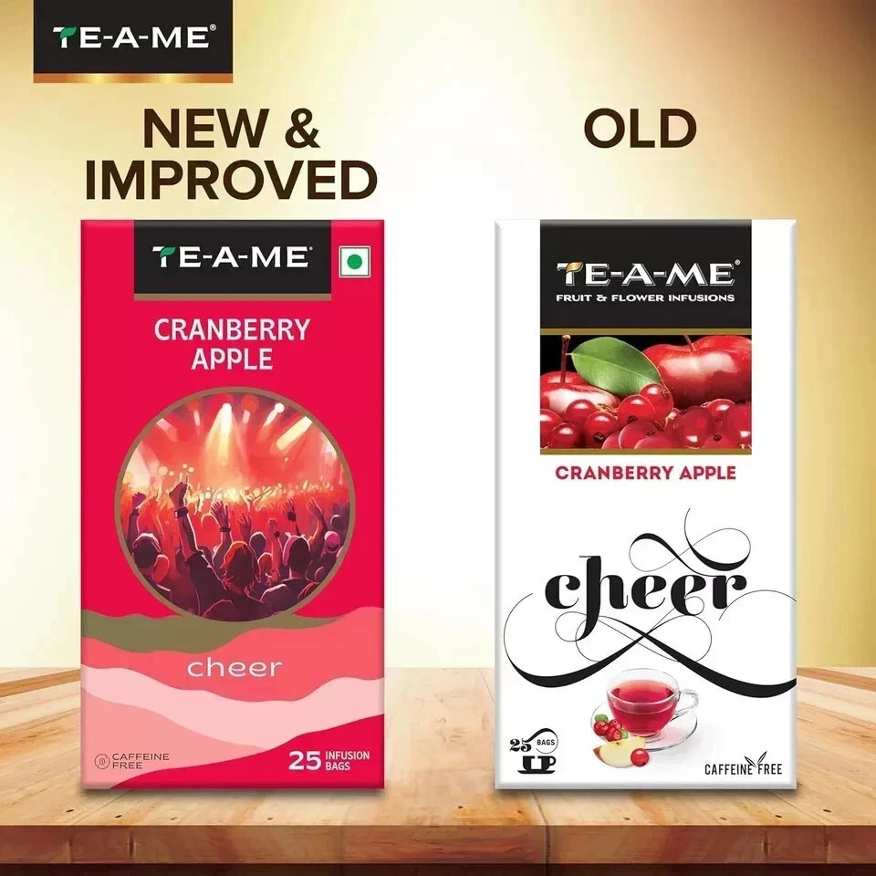 TE-A-ME Tulsi Green Tea Bags 25 ( Pack of 2) 170G