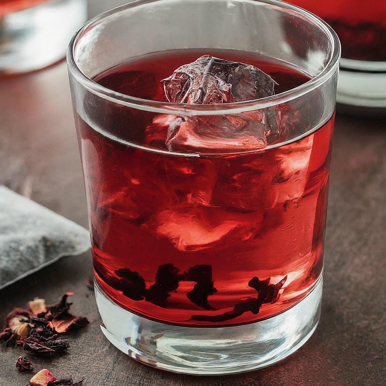 75 Organic Hibiscus Tea Bags, Hibiscus Flower Tea, Naturally Caffeine Free