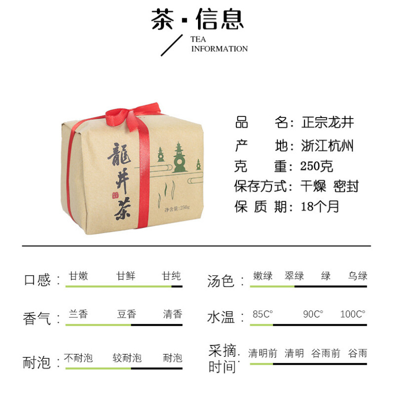 2021 Dragon Well Green Tea 250g Longjing Bulk Green Tea Original Tea Health Care