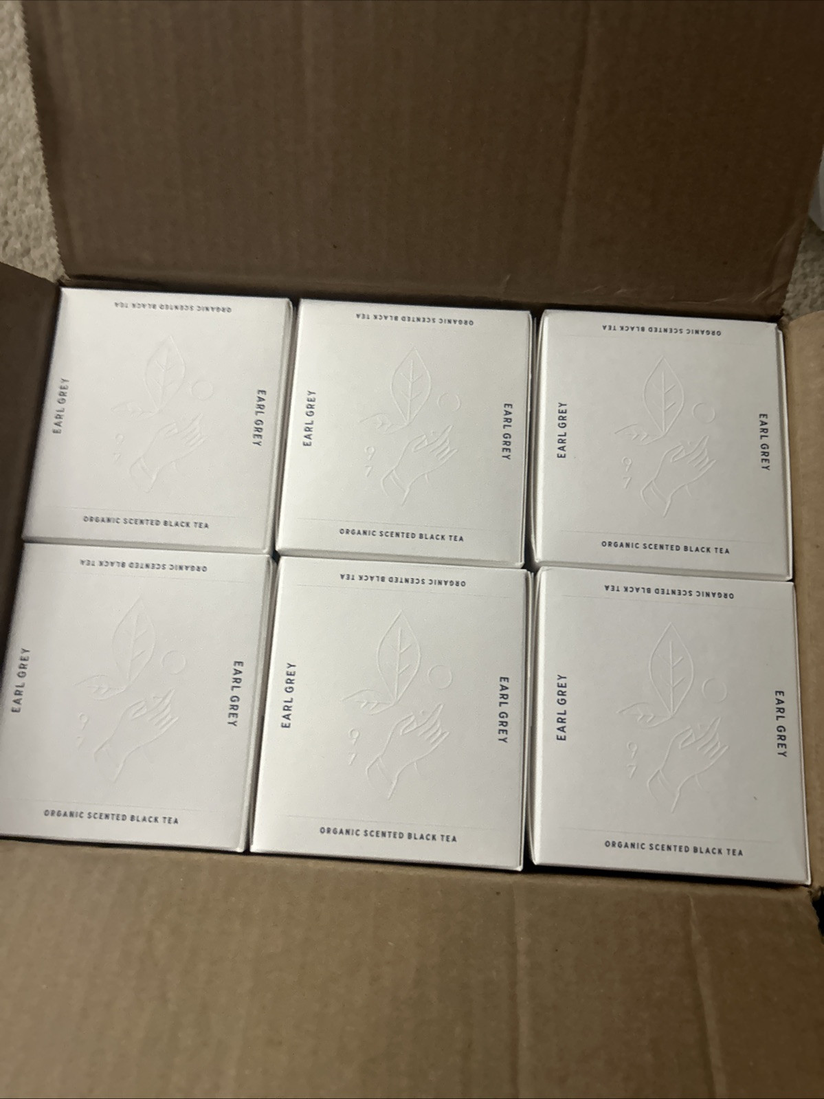 6 Pack Case Rishi Tea Earl Grey Tea – 15 sachets Per Box 90 Total BEST BY 06/26