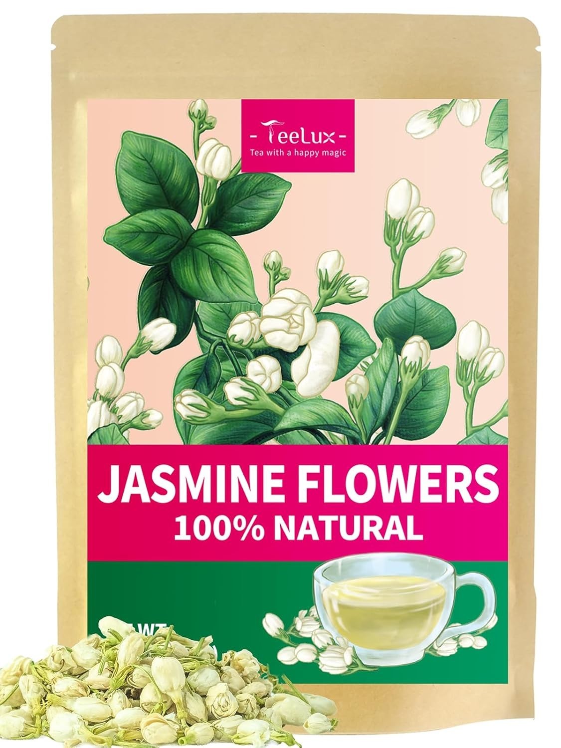 Versatile Caffeine-Free Jasmine Buds – Ideal for Tea, Cooking, and Baking Bliss