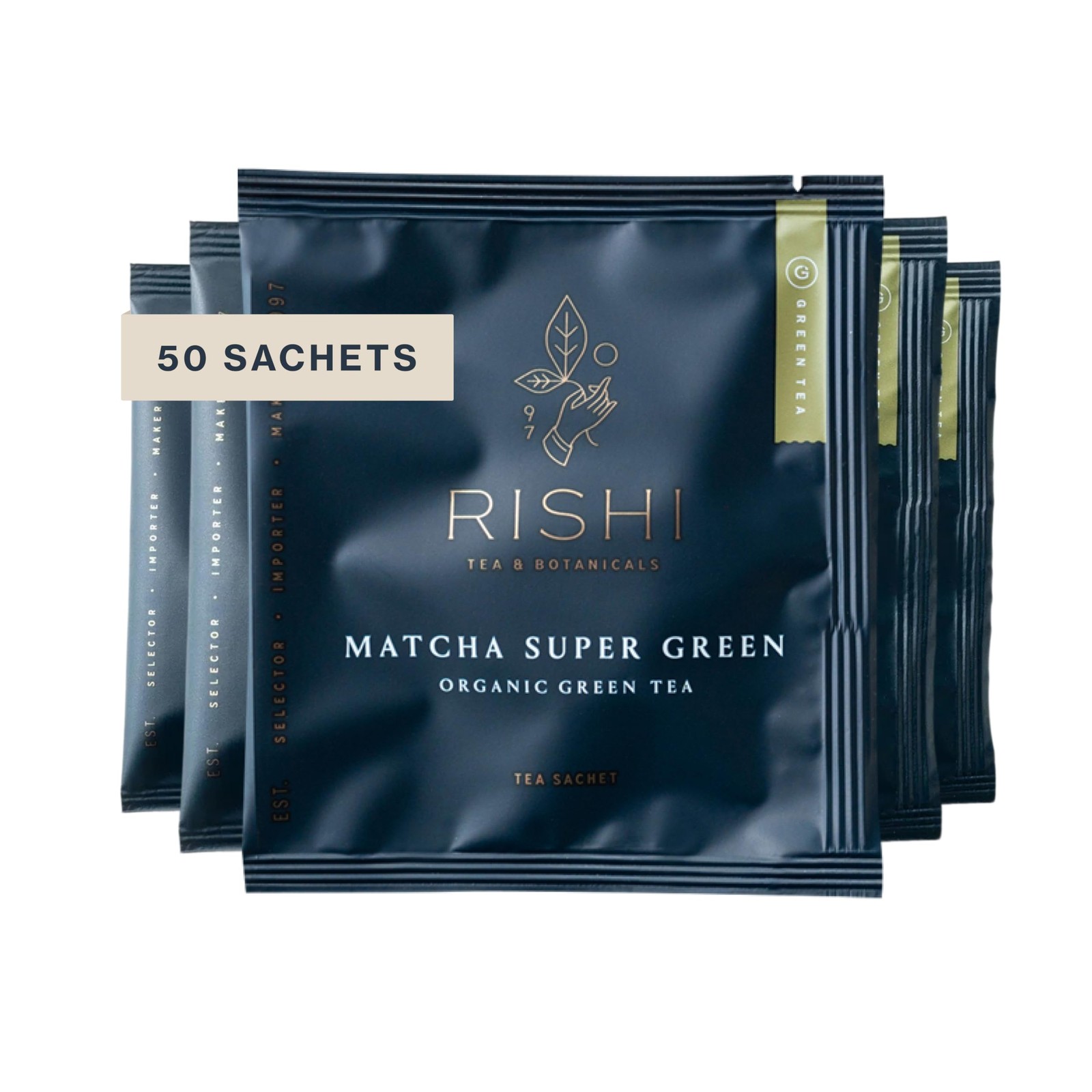 Matcha Super Green Japanese Tea – Organic, Caffeinated Sachet Bags, Umami, An…