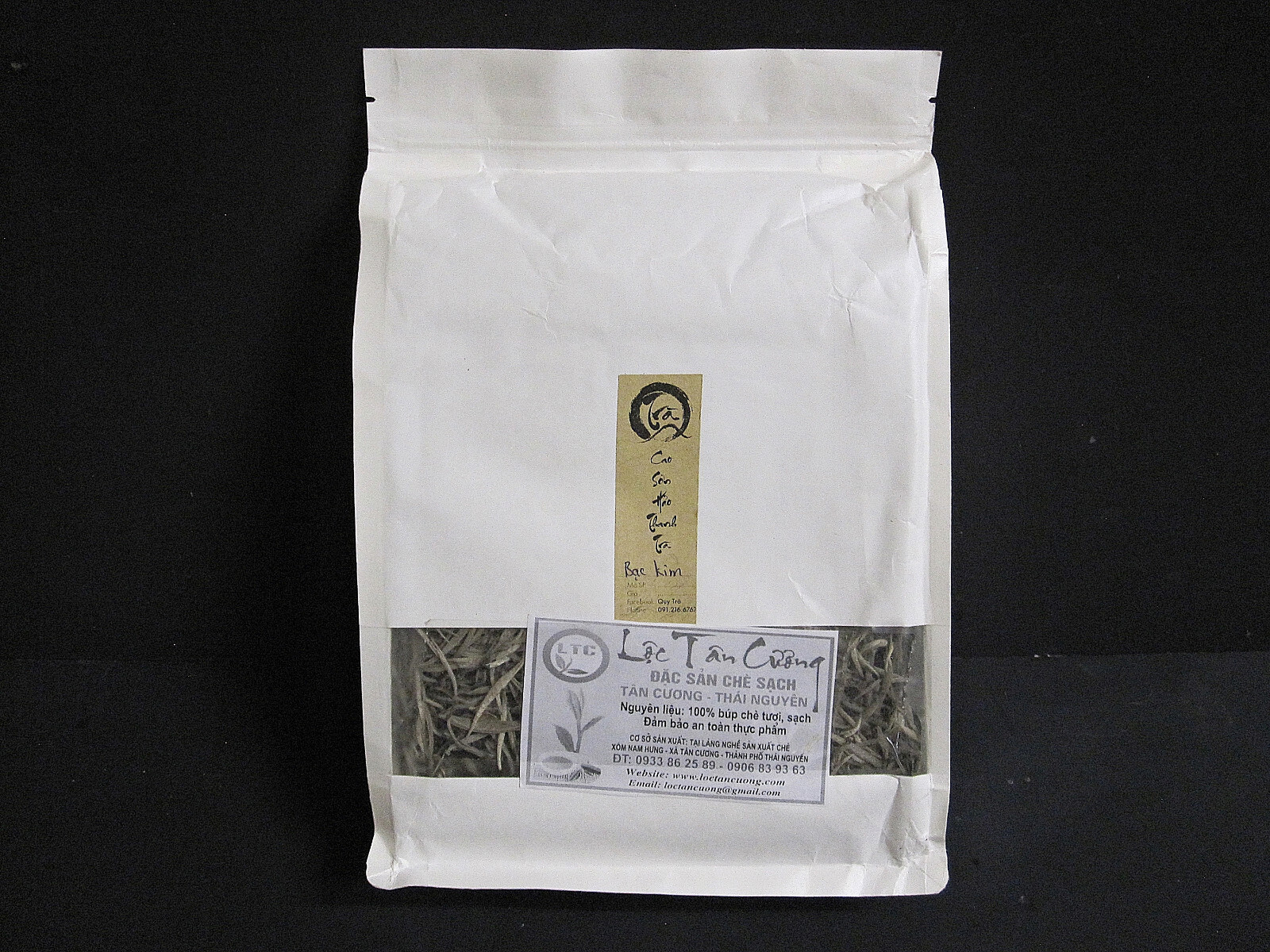 White Silver Needle Tea Loc Tan Cuong Thai Nguyen Vietnam Bạch Kim 500 Grams