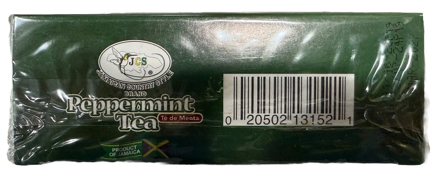 Peppermint tea JCS 2 boxes /48 Bags Jamaica 🇯🇲