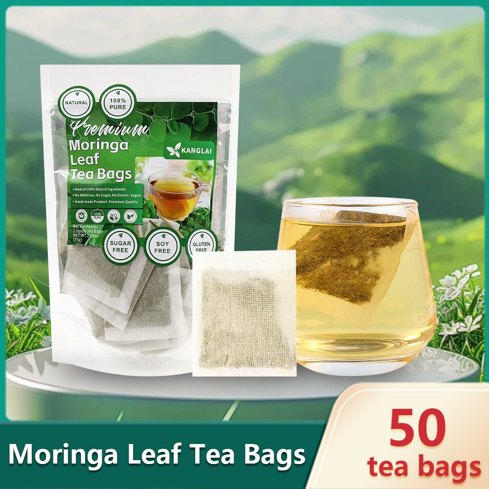 50 Organic Moringa Oleifera Tea Bags For Best Absorption