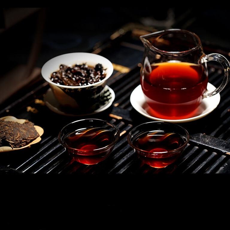 2499g Yunnan Ruyi Qizi Pu’er Tea Cake 7 Cakes Ripe Pu Erh Black Tea Chinese Tea
