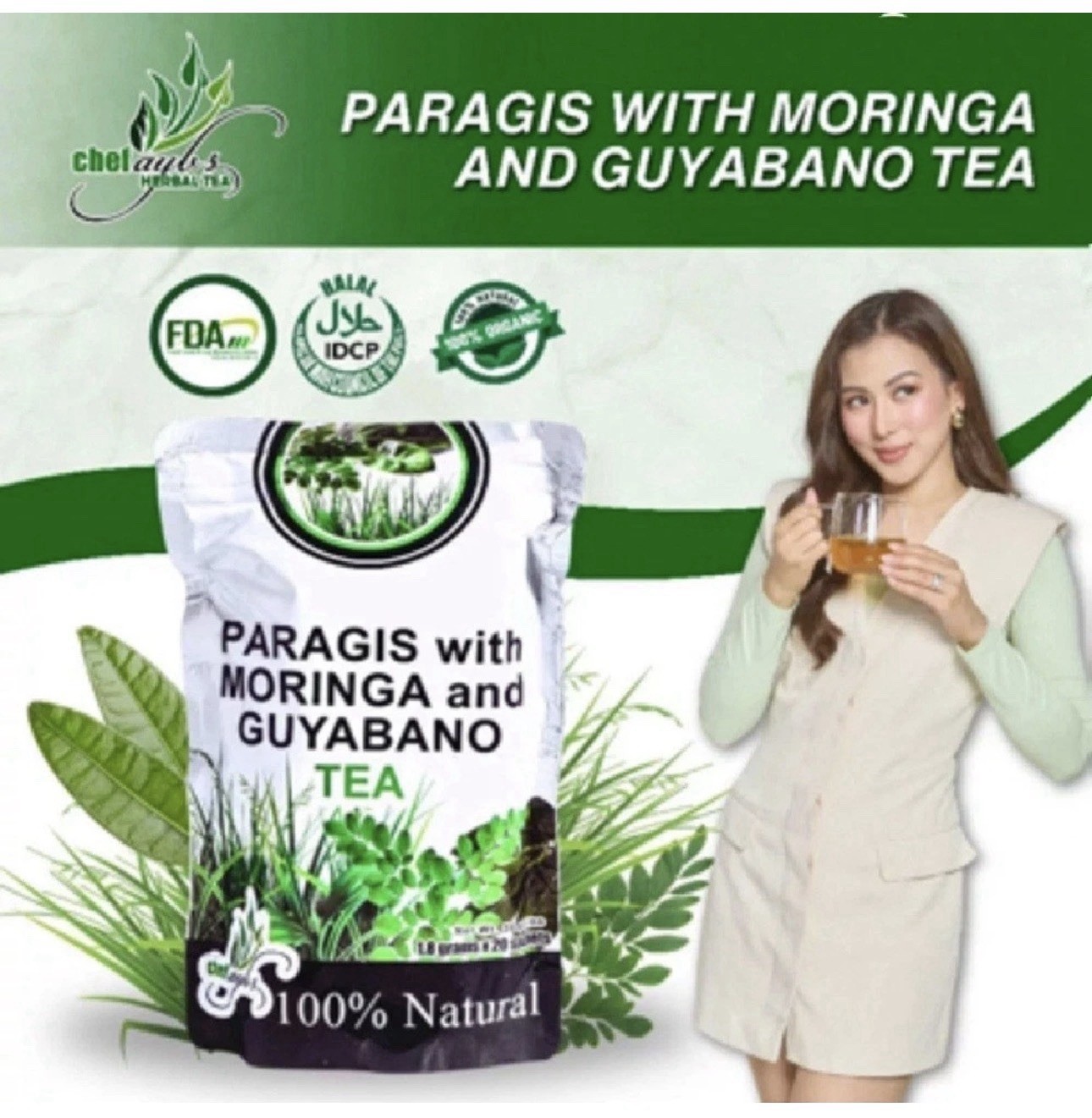 Chef Ayb’s Paragis (Goose Grass) Herbal Tea – 100% Natural, Caffeine-Free Herbal