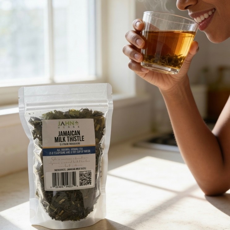 Jamaican Milk Thistle Loose Leaf Tea 2 ounces