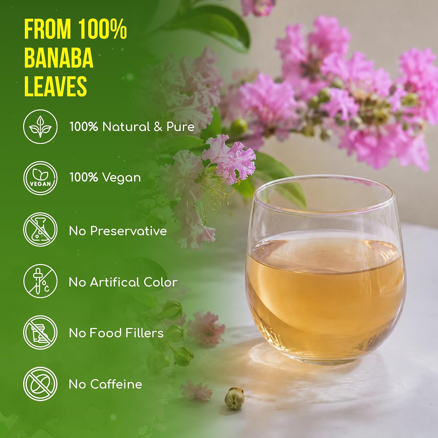 Freshdrinkus, Premium 40 Banaba Tea Bags, 100% Natural & Pure from Banaba Leaves