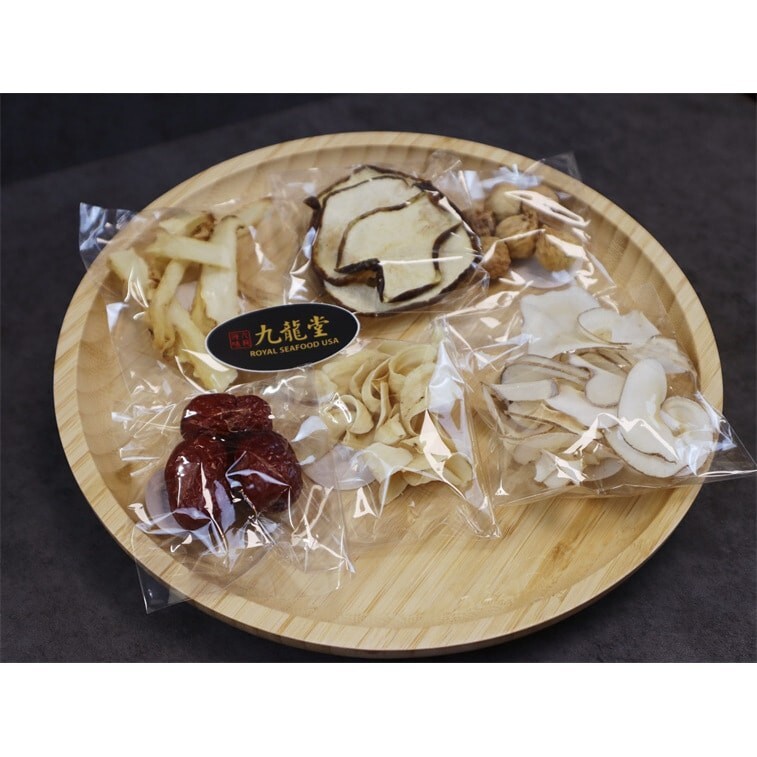 Natural lung moistening Assorted Herbs soup package 2-4 people 海底椰雪梨清热润肺汤包