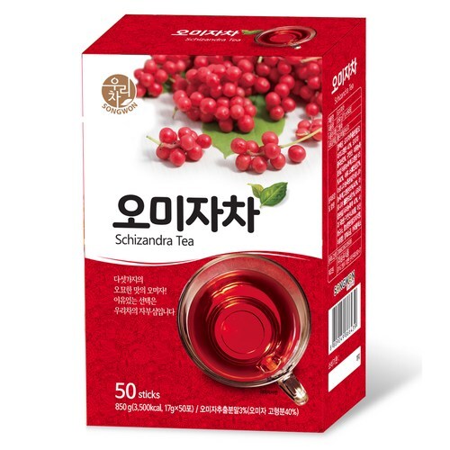 Songwon Schizandra Tea, 850g (17g x 50p), 1 Pack