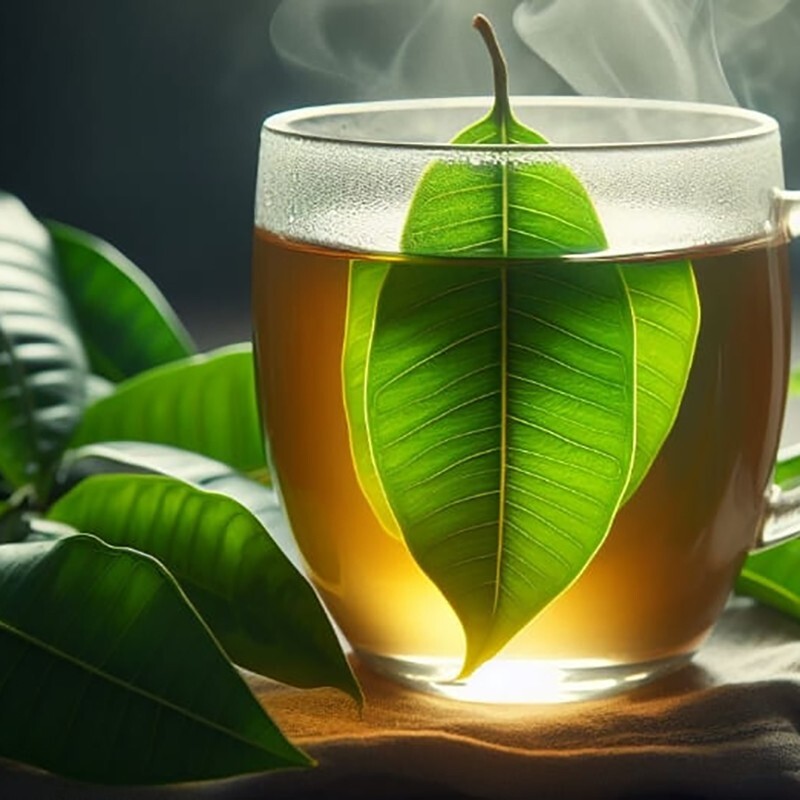 ORGANIC 100% DRIED MANGO LEAF POWDER Ceylon homemade herbal tea 40g
