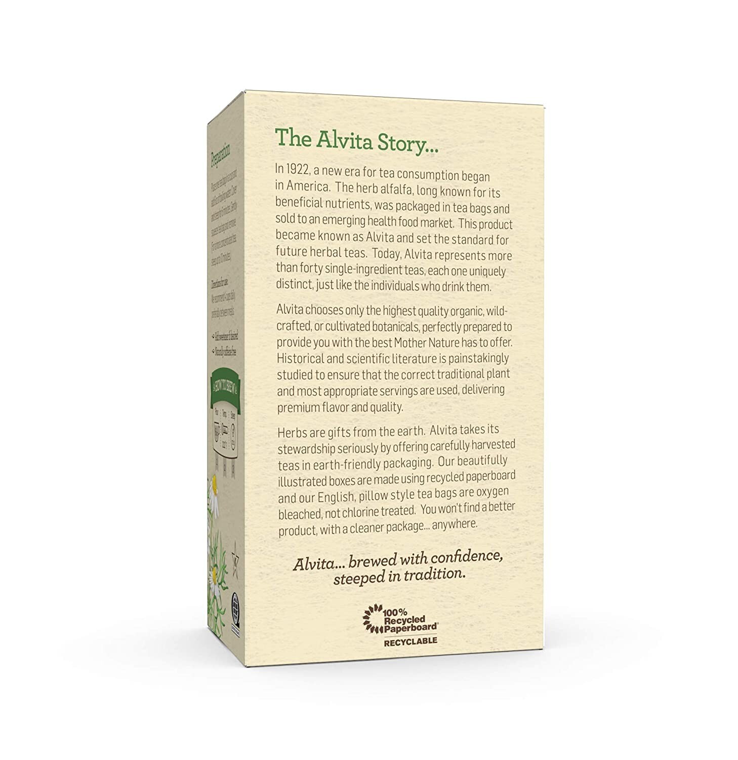 Alvita Chamomile Organic Herbal Tea Bags 24 ( 3 Pack Total 72 Bags) Expr 10/2022